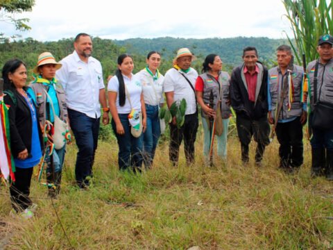 Entrega de 254 hectáreas a resguardo Ñambí Piedra Verde, Barbacoas
