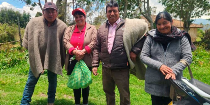 Familias del sur de Nariño participaron en proyecto productivo