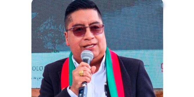 Líder indígena y exalcalde Gilberto Buenaventura Tapie