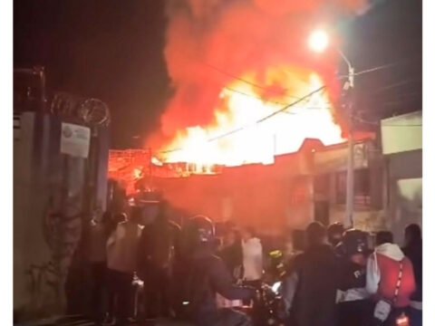 Incendio estructural en el barrio Progreso de Pasto