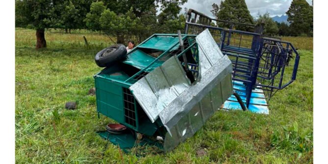 Invasión y vandalismo en finca de Guachucal, Nariño