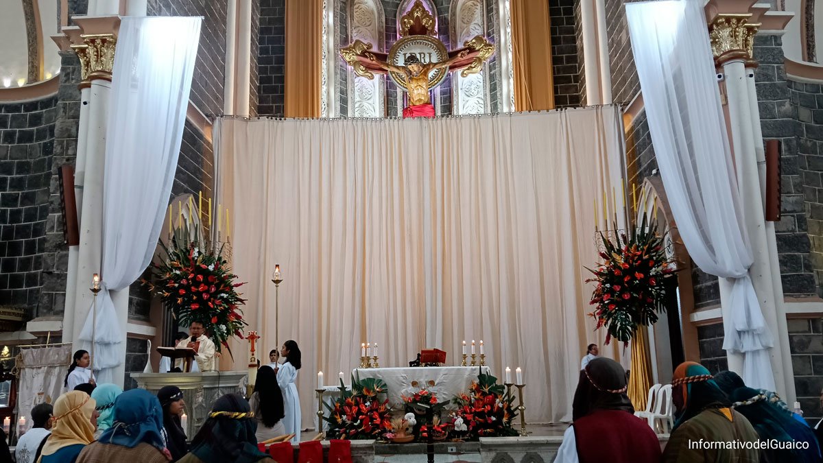 Eucartía del Jueves Santo en Sandoná