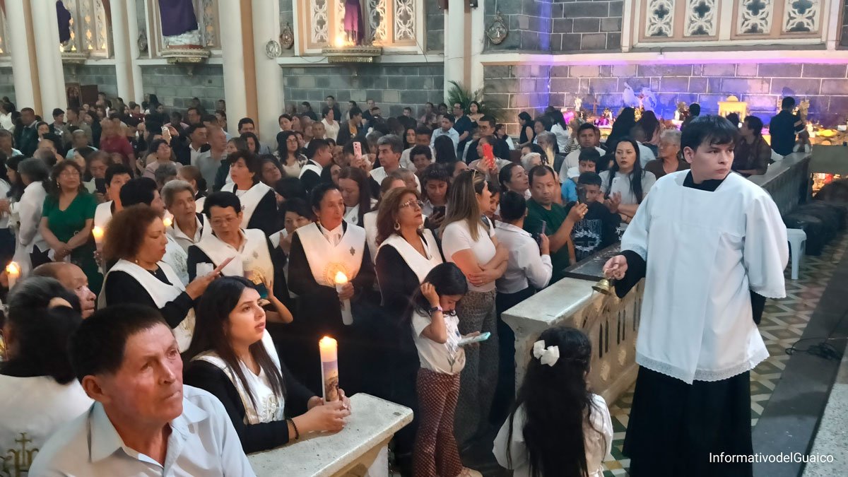 Eucartía del Jueves Santo en Sandoná