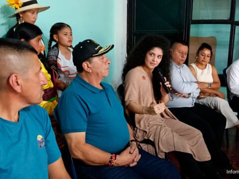 Ministra de las culturas, las artes y los saberes, Yannai Kadamani Fonrodona, en El Salado, Consacá