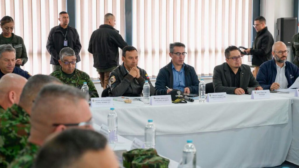 Ministro de defensa en Ipiales