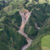 Movimiento de tierra en Peñas Blancas, San Bernardo, Nariño