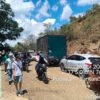 Paso en El Túnel, Cajibío, en la vía Panamericana