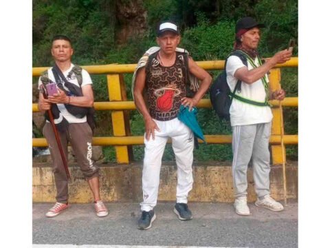 Habitantes de Santa Cecilia, San Lorenzo, peregrinaron más de 30 horas hasta el Santuario de Las Lajas