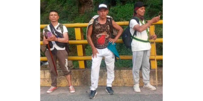 Habitantes de Santa Cecilia, San Lorenzo, peregrinaron más de 30 horas hasta el Santuario de Las Lajas