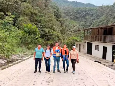 Placa huella en Túquerres