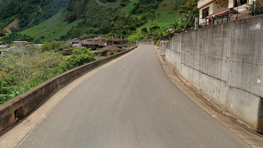 Sector de Rumipamba donde se presentó el accidente de tránsito