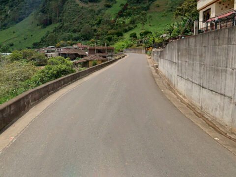 Sector de Rumipamba donde se presentó el accidente de tránsito