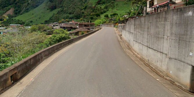 Sector de Rumipamba donde se presentó el accidente de tránsito