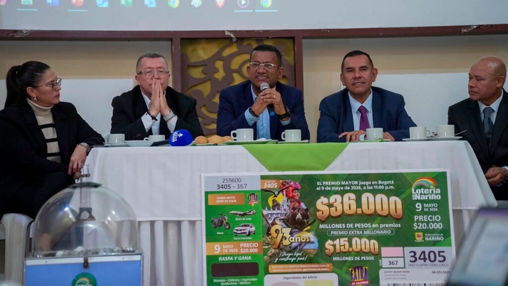Segundo sorteo de la Lotería de Nariño