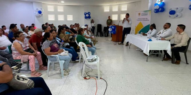 Socialización del proyecto de gas domiciliario en Ricaurte, Nariño