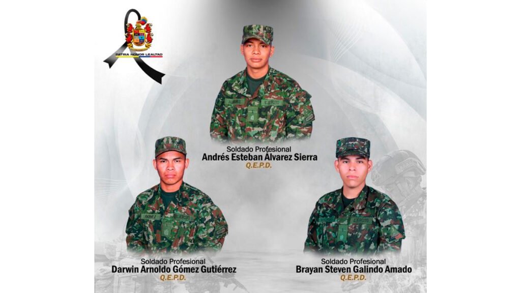 Soldados muertos con drones en Ipiales, Nariño