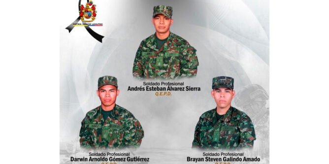 Soldados muertos con drones en Ipiales, Nariño