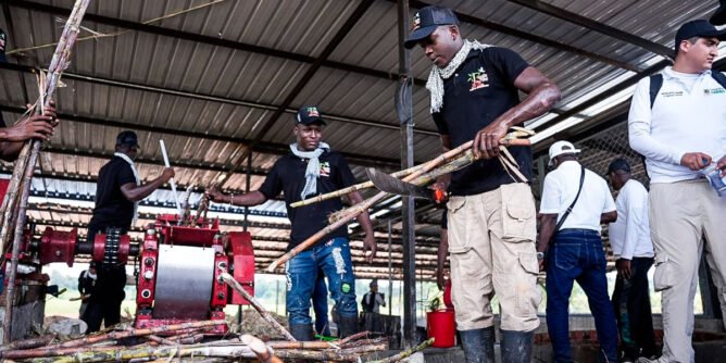 Trapiche en La Laguna de Chimbuza, Roberto Payán
