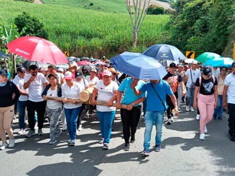 Viacrucis en Sandoná