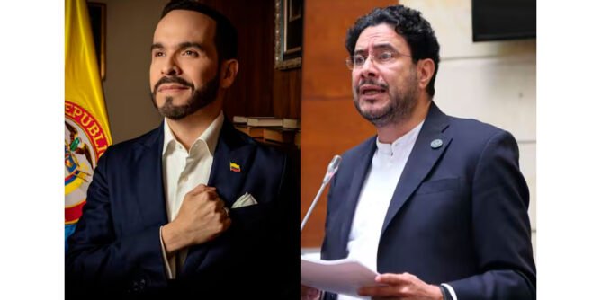 Abelardo de la Espriella e Iván Cepeda