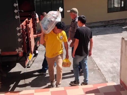 Ayudas de Ancuya para familias desplazadas de Linares