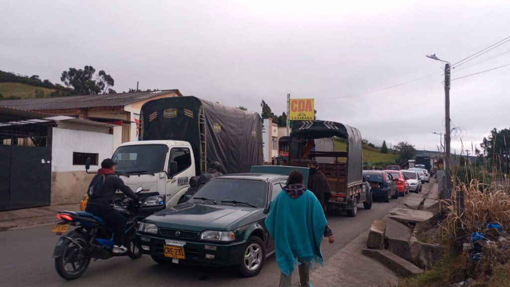 Bloqueo vía Túquerres - Ipiales y Túquerres - Tumaco