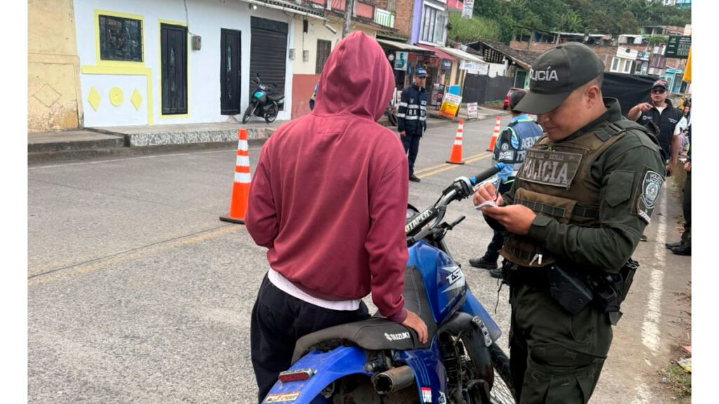 Controles de tránsito en Sandoná