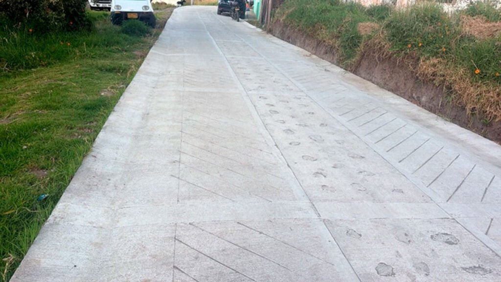 Placa huella en Mocondino, Pasto
