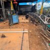 Placas para el punete sobre el río Mayo entre Nariño y Cauca