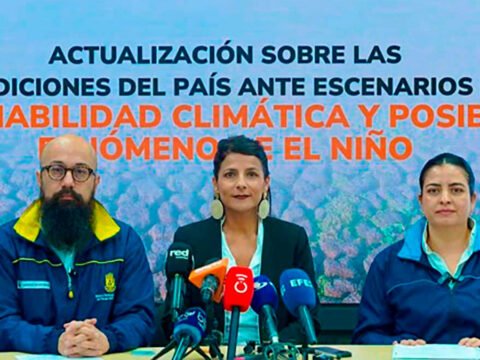 Posible ocurrencia del fenómeno del Niño