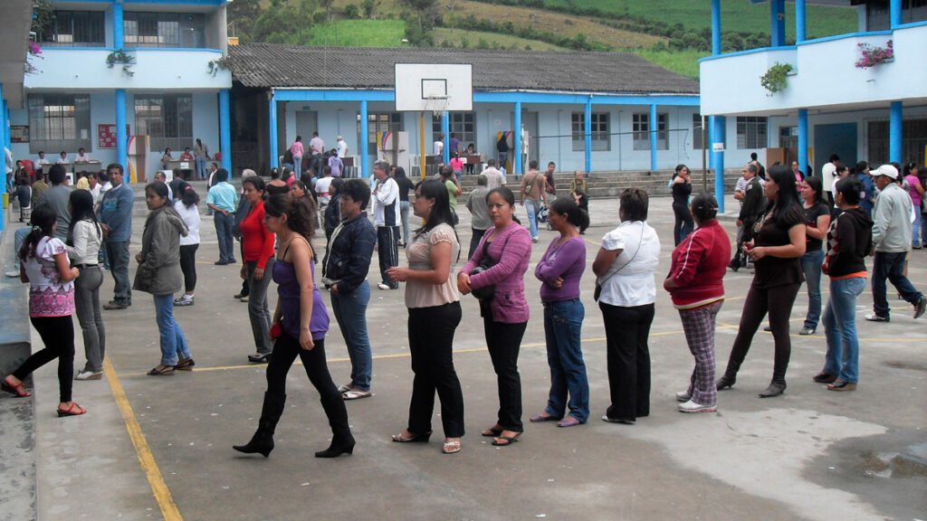 Primera vuelta presidencial en Sandoná en 2010
