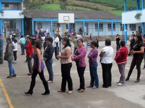 Primera vuelta presidencial en Sandoná en 2010