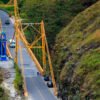 Puente colgante sobre el río Juanambú