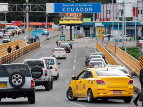 Puente internacional de Rumichaca