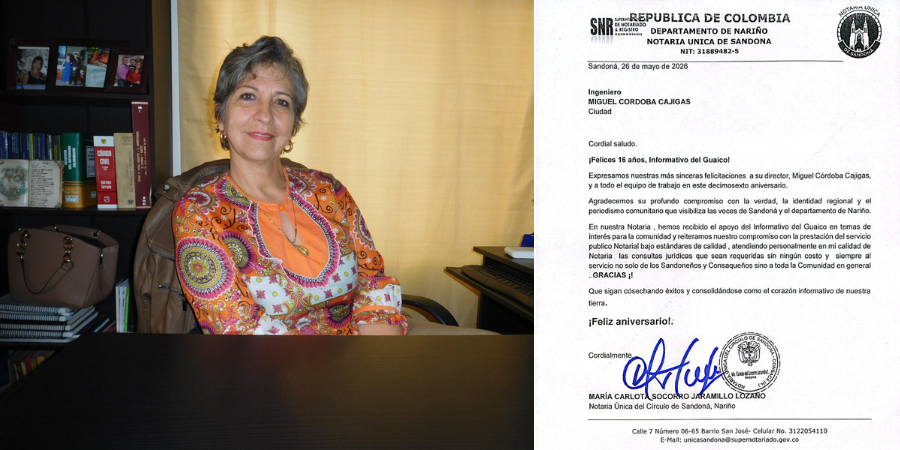 Reconocimiento al Informativo del Guaico de la Notaría