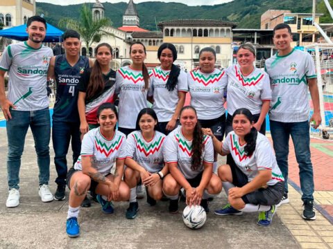 Selección Sandoná de fútbol de salón en Arboleda