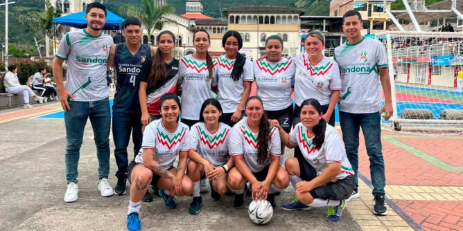 Selección Sandoná de fútbol de salón en Arboleda