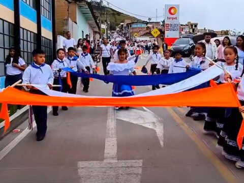 Apertura celebración de los 55 años de la IE Misael Pastrana Borrero de Tangua
