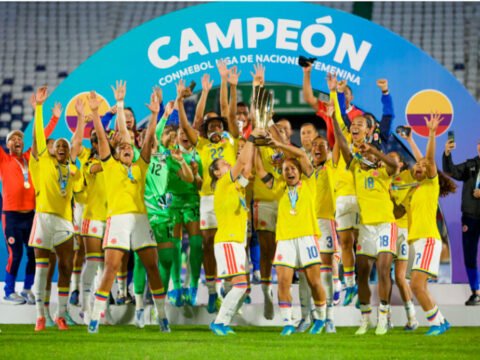 Colombia femenina campeona de la Copa de Naciones