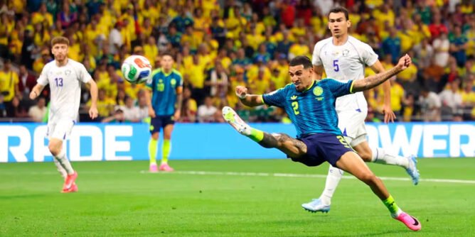 Gol de Daniel Muñoz para Colombia en el mundial
