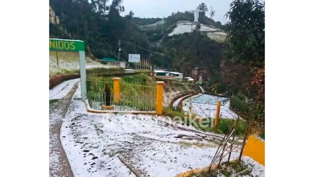 Granizada en Ospina, Nariño