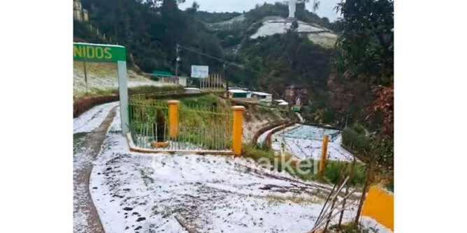 Granizada en Ospina, Nariño