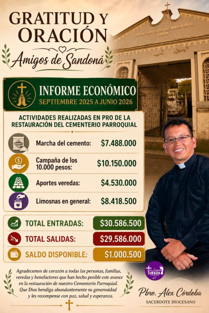 Informe económico remodelación cementerio parroquial