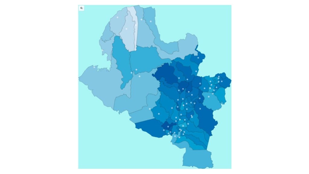 Mapa de la participación ciudadana en Nariño