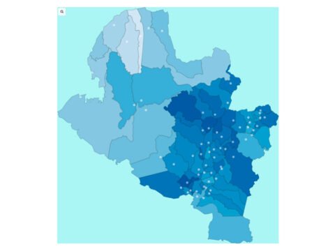 Mapa de la participación ciudadana en Nariño