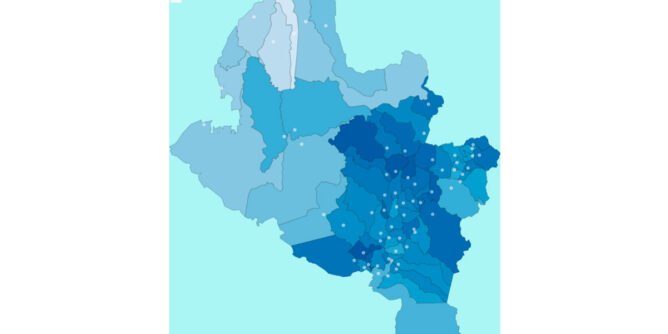 Mapa de la participación ciudadana en Nariño