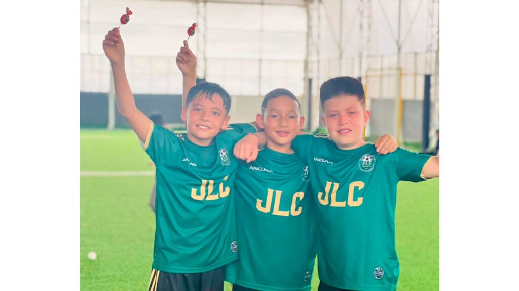 Niños en la Copa Bon Bon Bum en La Unión