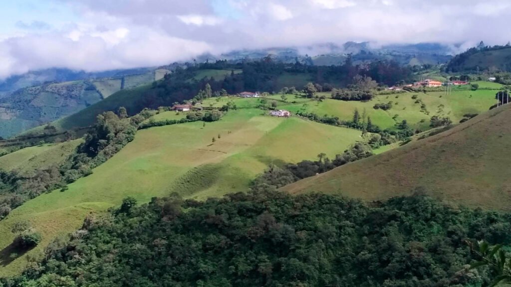 Panorámica de la vereda Alto Ingenio