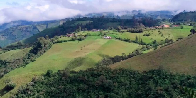 Panorámica de la vereda Alto Ingenio