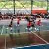 Partido de microfútbol infantil
